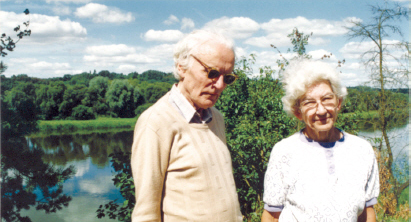 Liudas Dambrauskas su žmona